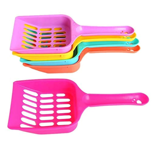 NCCZ 3 PCS Cat Litter Shovel Pet Cleanning Tool Plastic Scoop Cat Sand Cleaning Products (Random Color) (Color : Random Color)