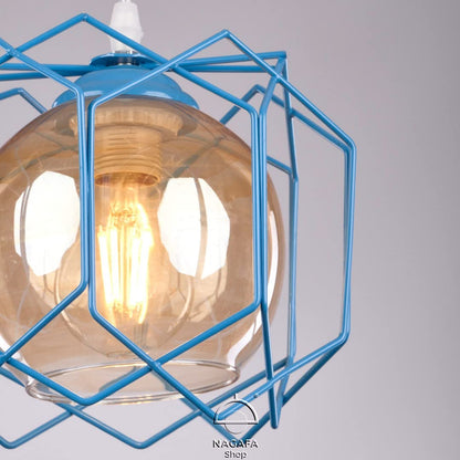 Nagafa Shop, Babyblue Cells Pendant Light,