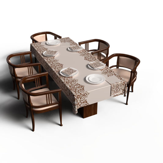 Ramadan's Unique Tablecloth & Napkins Set Satin