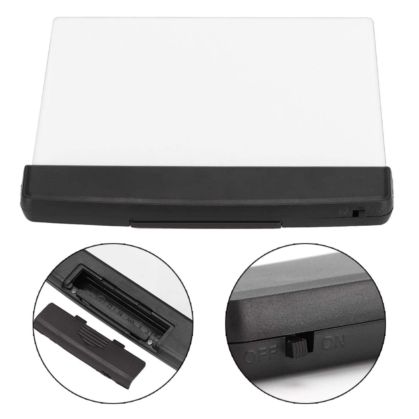 Weohoviy Book Reading Light, Ultra Thin Flat Book Light, Eye Care Book Page Light and Bookmark Light Reading in Bed