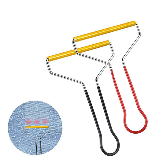 HE&DONG Lint shaver, fabric shaver fuzz remover, 2 pcs sweater comb, clothes shaver, portable removing lint dust, upgraded magnesium alloy shaver, reusable double sided travel brush