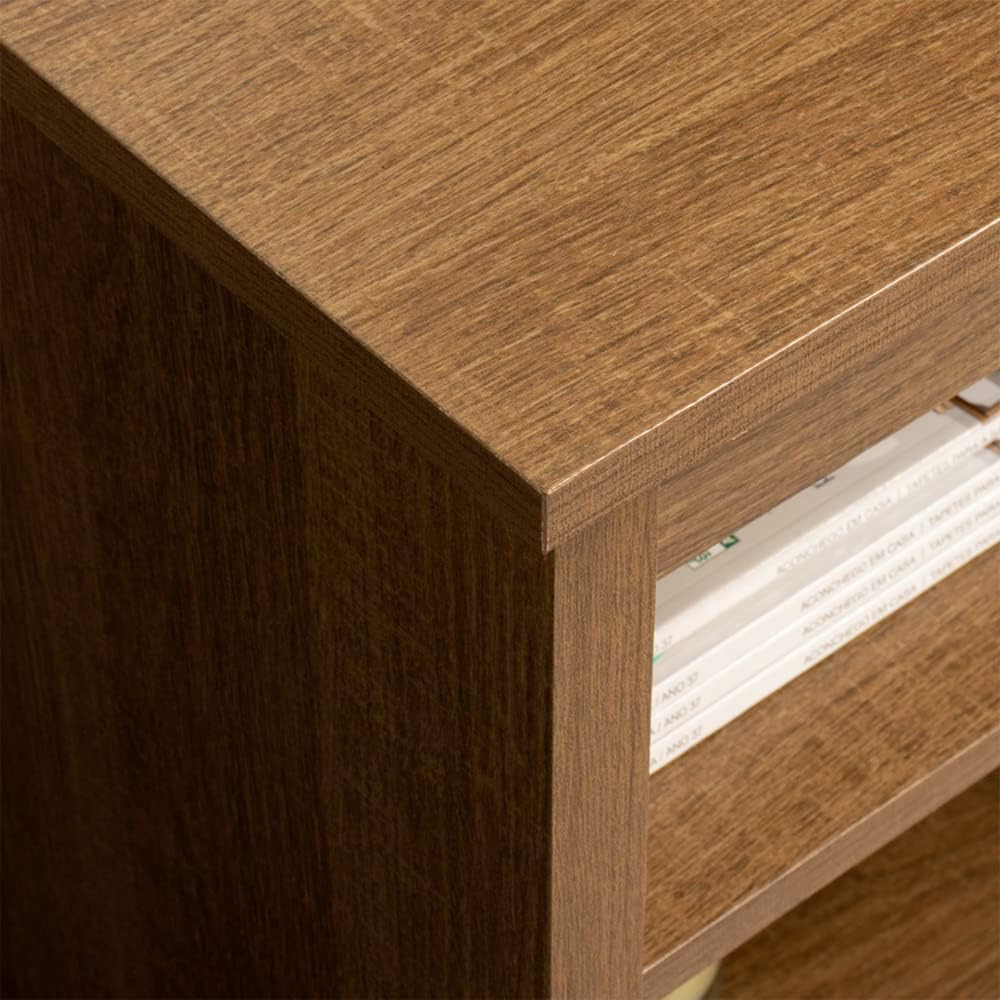 TV Stand with 6 Shelves and Organizer, Large 178cm Media Console for TVs up to 190.5 cm, SturdyWood Construction for Entertainment Center and Living Room Storage