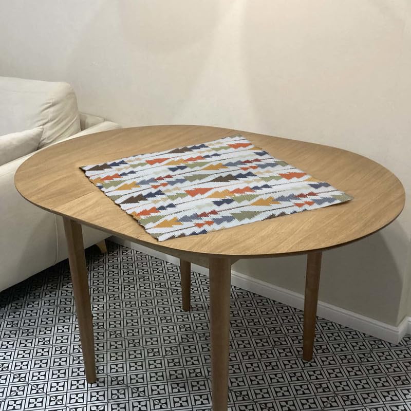 INTEX HOME Sofia Elegance Square Tablecloth – Luxurious Linen Velvet – Kitchen & Living Room Tables – For Ramadan & Events – Multiple Sizes Available – 1 Pc -130x130 cm - Multicolour