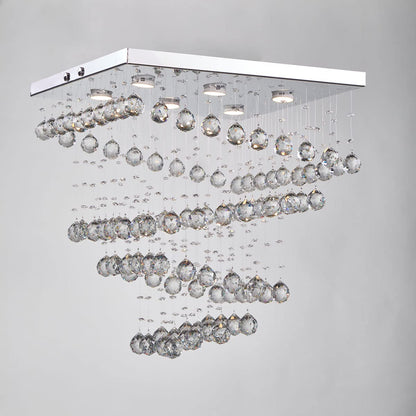 Nagafa Shop TZ601 Twix Crystal Chandelier Modern