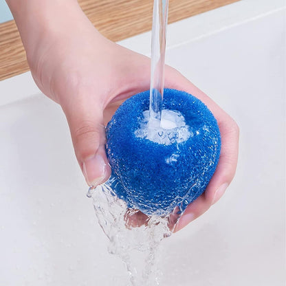 Foam Anti Winding Adsorption Clothes Lint Remover Ball With Cute Shaped Practical For Laundry Washing Machine - Blue (3)