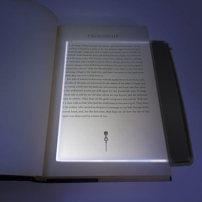 2PCS LED Reading Light, Night Light Reading Lamp LED Flat Book Light Lightwedge Book Light with 2 Bookmarks, Portable Bookmark Light Eye Care Night Light for Reading in Car, Birthday&Valentine Gift