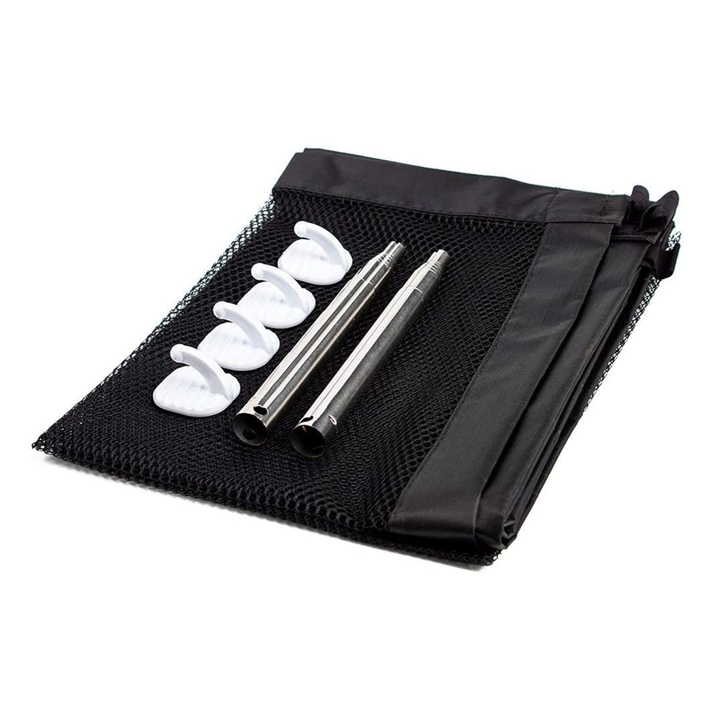 Musen pet dog fence gate safe guard safety enclosure dog fences dog gate the ingenious mesh magic pet gate pet supplies ms (color : black, size : l)