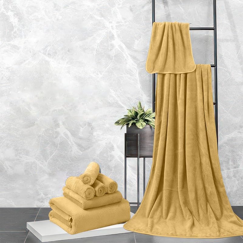 INtex HOME Bath Towel, Highly Absorbent & Soft 100% Cotton, Quick-Drying Hotel Quality Sheet, 1 Piece, 140W x 70L CM, Blue, For Adults Bathroom, Shower, Spa and Daily Use