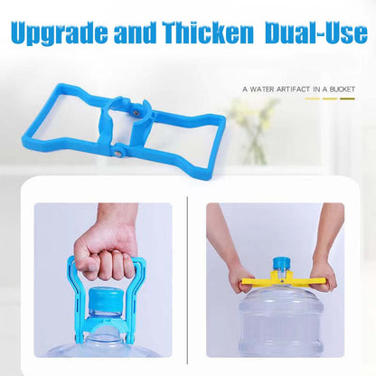 LiXiongBao 2 Pack Advanced Ergonomic 5 Gallon Water Bottle Handle,Drinking Water Bottle Handle,Fit 5 Gallon Water Bottle Caps,5 Gal Bottle Carrier,Water Bottle Lift with Handle