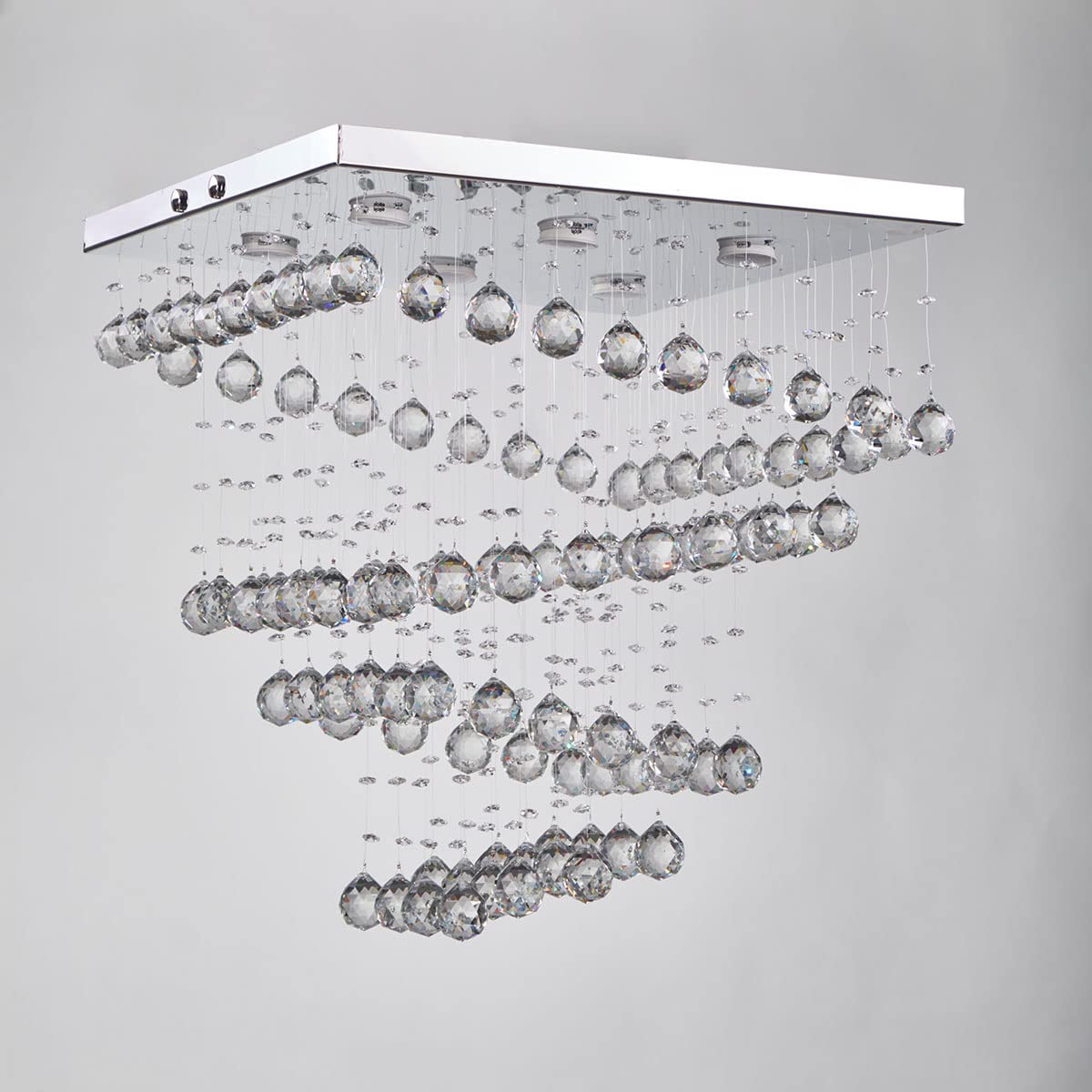 Nagafa Shop TZ601 Twix Crystal Chandelier Modern