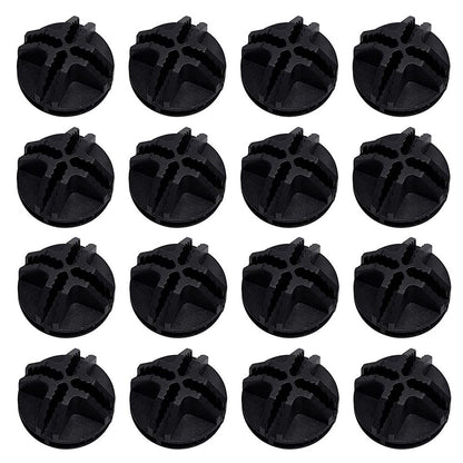 Mnixy 30 Pcs Wire Cubes Plastic Connectors Black Interlocking Connectors for Simple Wardrobe