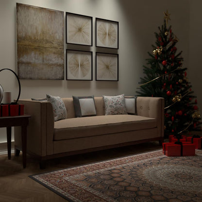 Christmas Cushion 40x40 CM, Washable Soft Holiday Pillow for Sofa, Bedroom, Living Room, or Office, Festive Decorative Accent