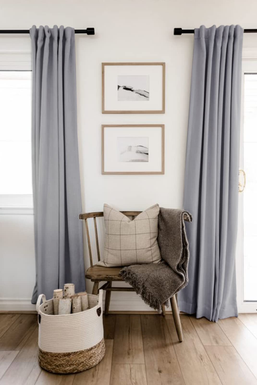 INtex CURTAINS HOUSE 100% Blackout Shield Linen Blackout Curtains for Bedroom and Living Room - Thermal Insulated Textured Drapes with Back Tab/Rod Pocket - 1 Piece Cream 150W x 230L CM