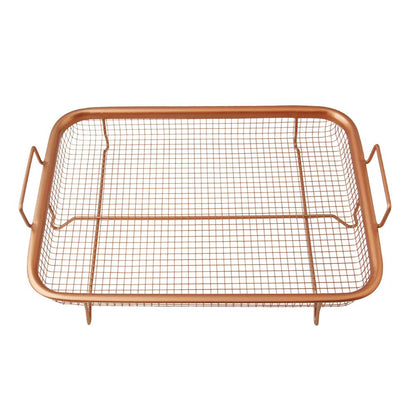 Kobsainf non-stick baking sheet and cooling rack set baking sheet without oil compatible with french fry - frozen food