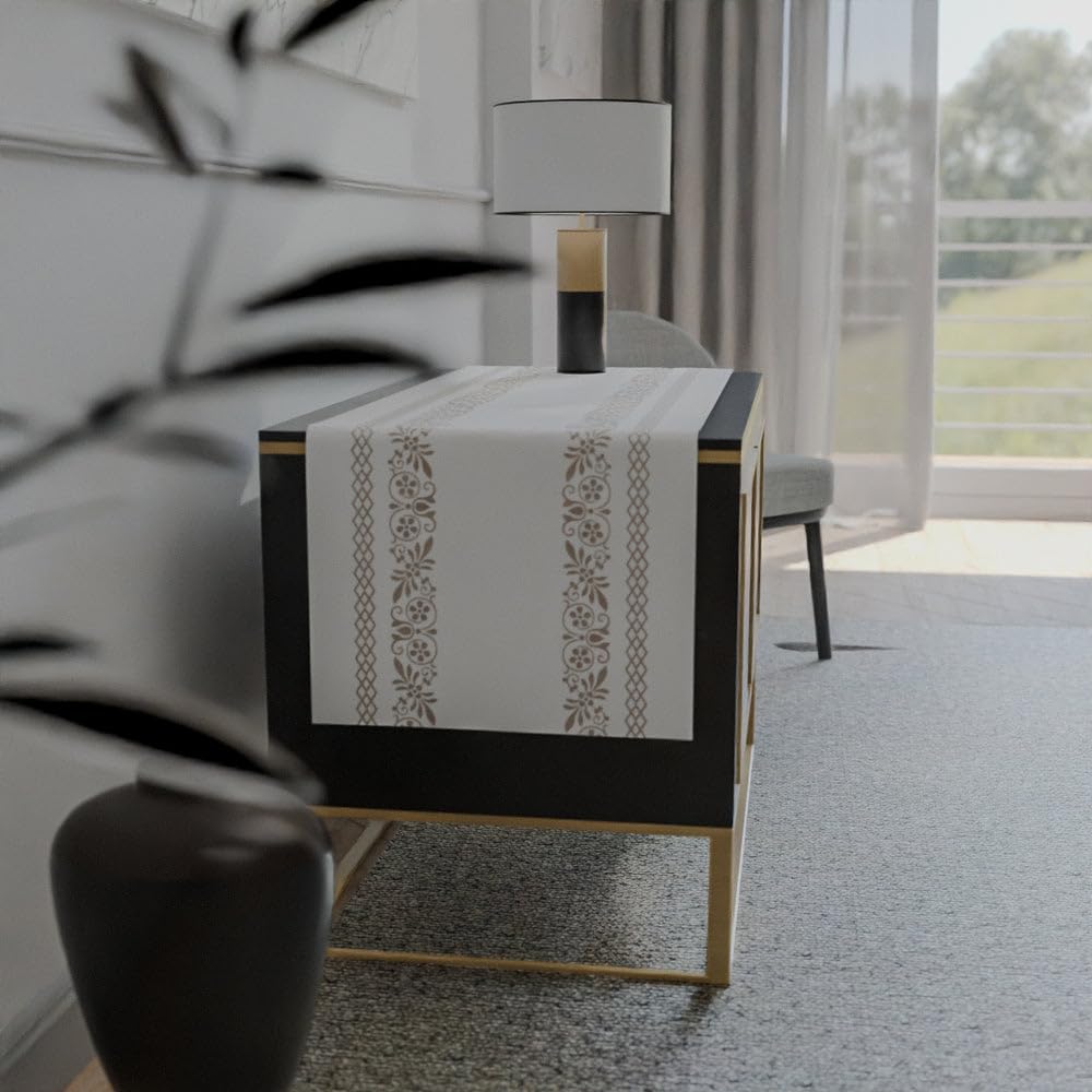 Table Runner - Elegant and Durable Runner with Stylish Design for Dining Room, Living Room, and Kitchen - Perfect for Home Decor and Events