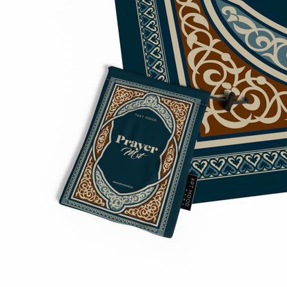 Prayer Mat - Waterproof Pocket Size Travel Mat for Salah, Lightweight Foldable Muslim Prayer Rug with Carrying Bag