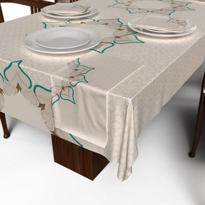 Ramadan's Unique Tablecloth & Napkins Set Satin