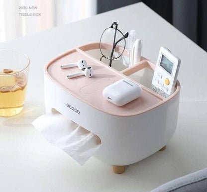 ecoco Minimalistic Multi Use Tissue Holder Organizer