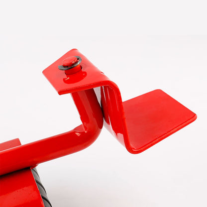 Furniture Lifter with 4 Moving Sliders, Heavy Furniture Roller Move Tools, Adjustable Height, Pry Duty Moving Roller, 360° Rotatable Pads, Slides Kit