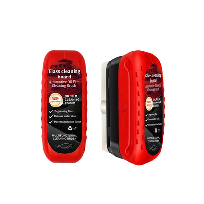 OMIRA (3PCS) Automotive Oil Film Cleaning Brush,Car Window Cleaner, Glass Cleaning Board,Glass Coating for Windshield,Fog Cleaning Glass Brush, Improve Clarity and Visibility