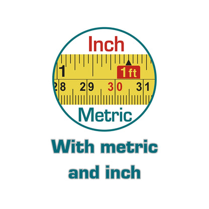Total TMT34519 Steel Measuring Tape, 5 m x 19 mm Size