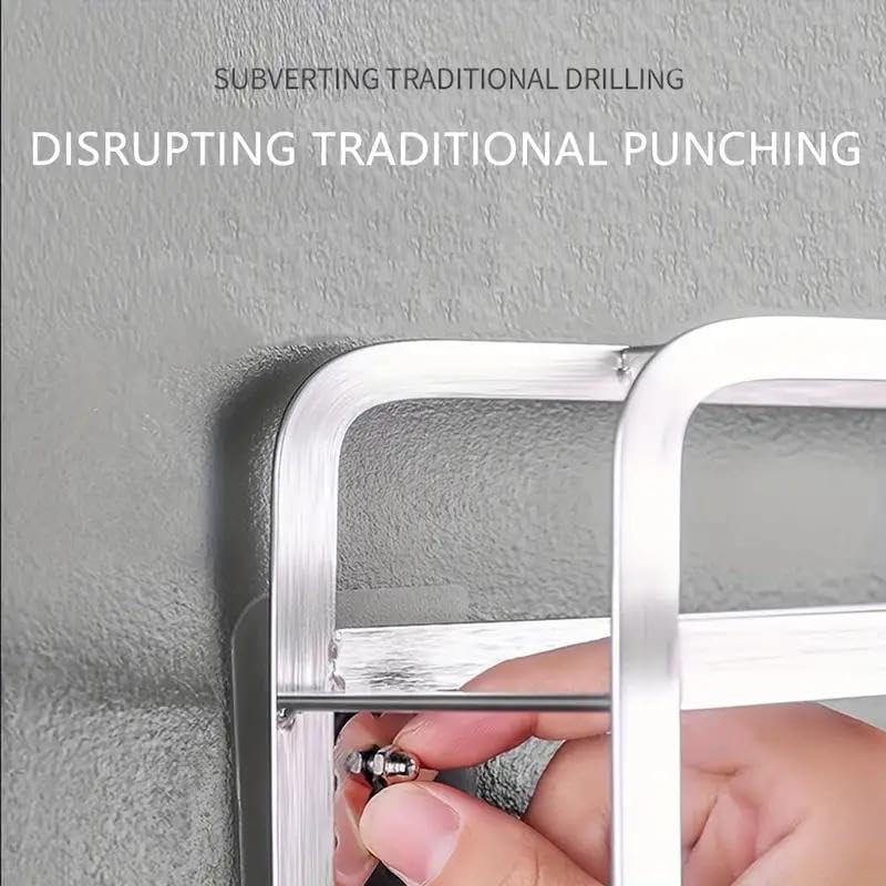 Wall Stickers Set of 5 Hooks, Self-Adhesive Transparent Hooks, Waterproof and Anti-Scratch, Suitable for Photos, Paintings, Watches