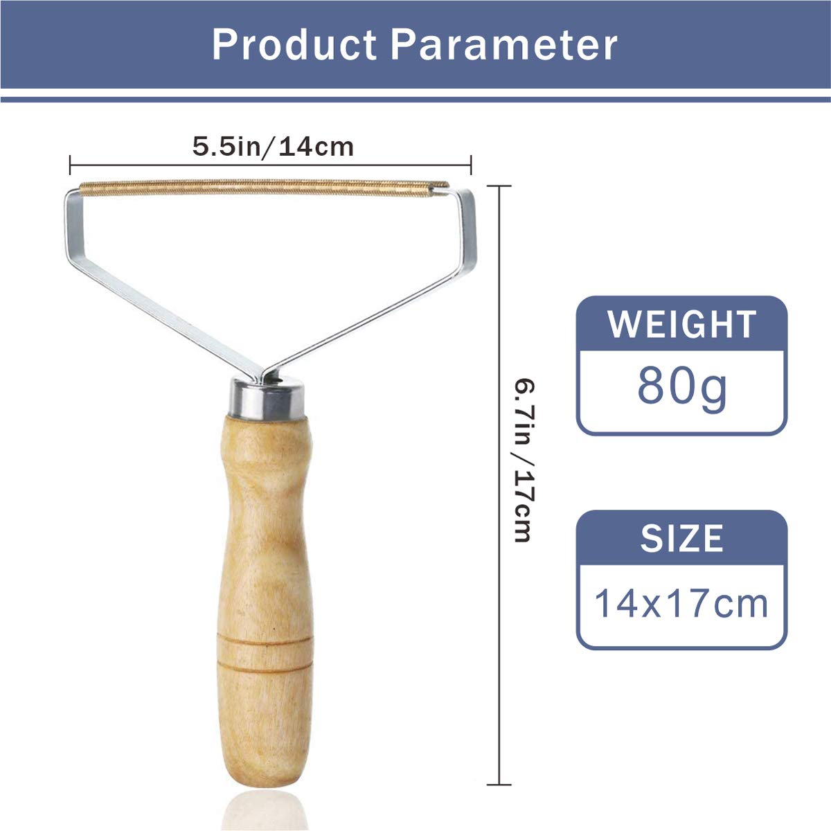 2PCS Lint Roller, Portable Lint Remover Clothes Fuzz Shaver, Lint Cleaner Pro Reusable Fabric Shaver for Carpet Sweater Woven Coat Pet Hair