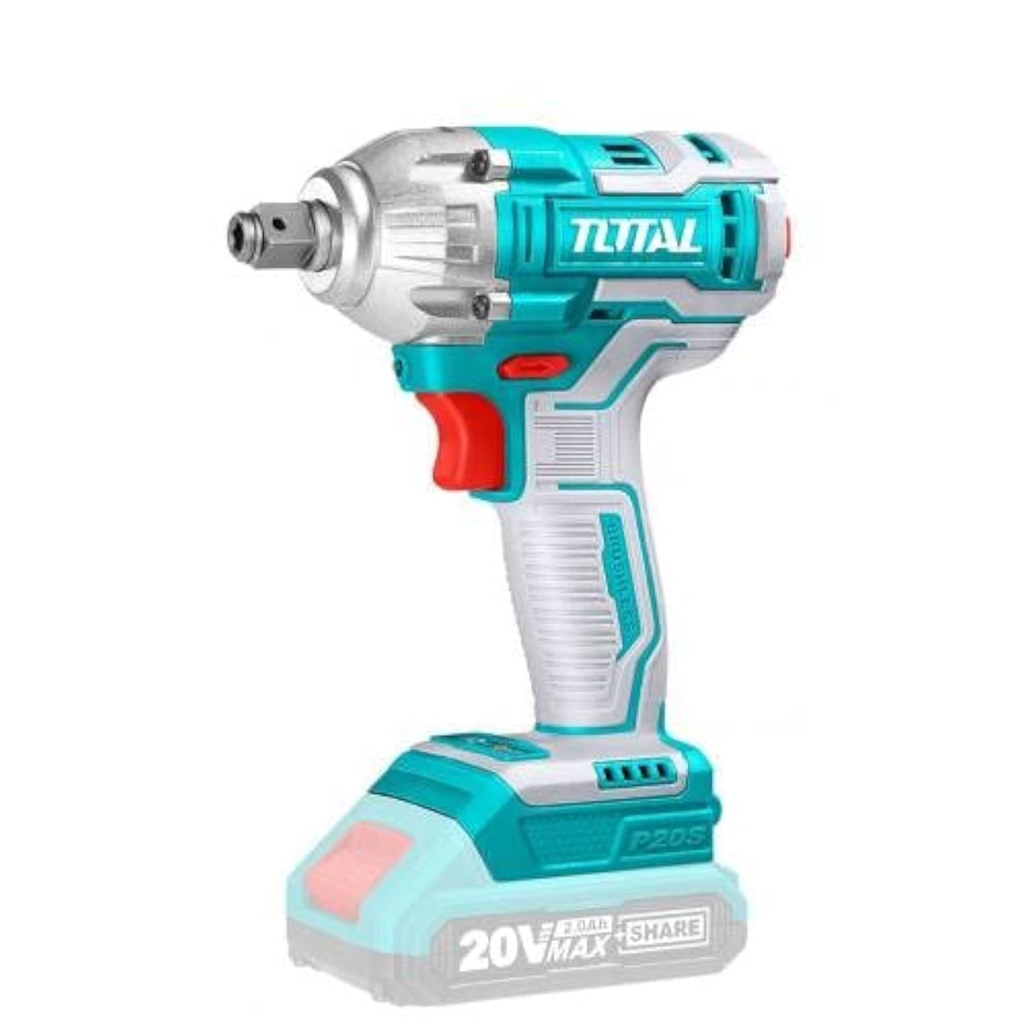 Lithium-Ion cordless impact driver &wrench 220Nm Brushless motor 20V 2A TOTAL - TIWLI20208