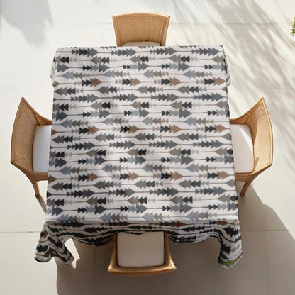 INTEX HOME Sofia Elegance Square Tablecloth – Luxurious Linen Velvet – Kitchen & Living Room Tables – For Ramadan & Events – Multiple Sizes Available – 1 Pc -130x130 cm - Multicolour