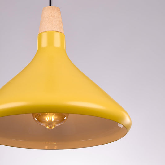 Nagafa Shop M5MR High Quality Modern Ceiling Lamp for Living Room, Bedroom, or Hall - Mustard