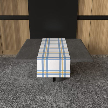 Ray Velvet Table Runner, a Plush Multicolor 35x140 cm Decorative Centerpiece with a Dynamic, Sunbeam-Inspired Abstract Design, combines Luxurious Texture with a Bold, Artistic Look