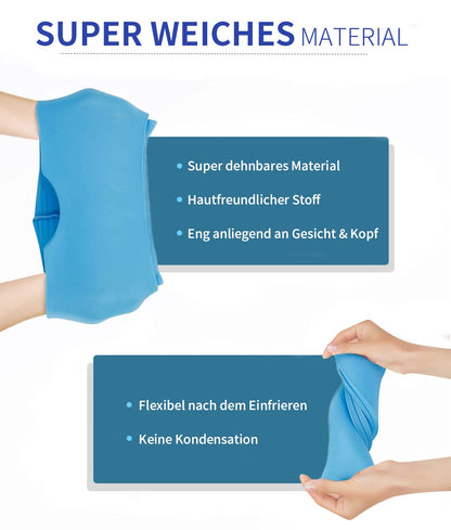 YDMAJF Migraine Mask, Cooling Mask, Headache, Gel Cooling Hat, Reusable Migraine Hat, Headache Relief Cap, Relief Cap, Headache Mask for Relieving Migraines / Headaches