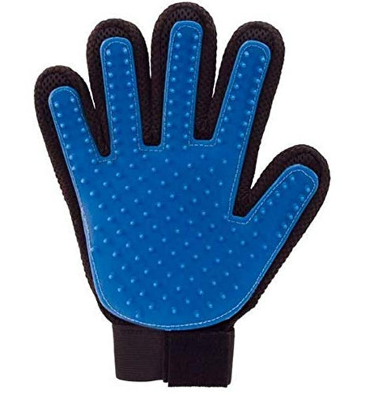 Pet Grooming Glove Brush for Dogs [zZ] Blue