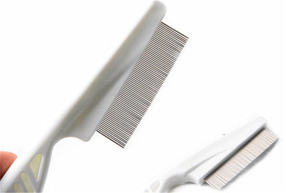 Boowhol dog comb cat comb dust and flea comb fur care for long hair short hair dogs cats pet
