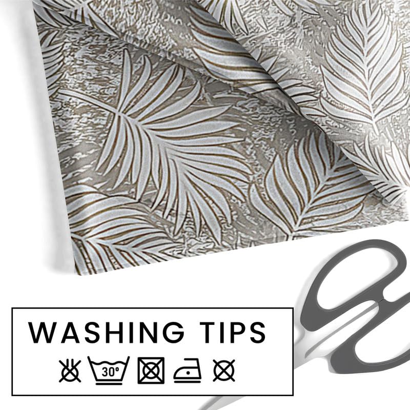 INtex HOME Analia Linen Tablecloth, Rectangular Dining Cover, Elegant and Durable, Soft Fabric, Easy-Care, Multi-Purpose for Home, Events, and Special Occasions, Set of 4 - Café - 60 x 60 CM