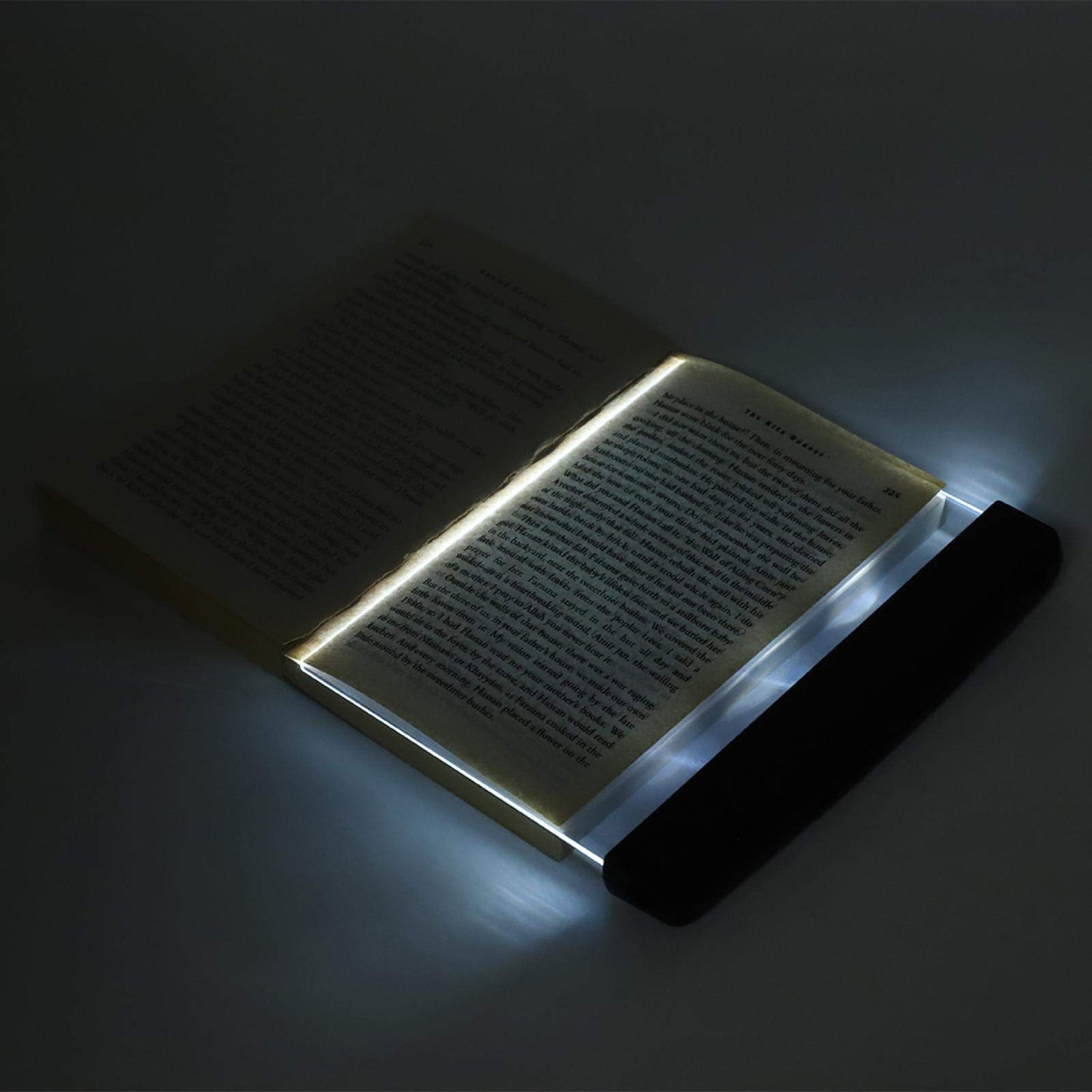 Weohoviy Book Reading Light, Ultra Thin Flat Book Light, Eye Care Book Page Light and Bookmark Light Reading in Bed