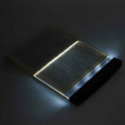 Weohoviy Book Reading Light, Ultra Thin Flat Book Light, Eye Care Book Page Light and Bookmark Light Reading in Bed