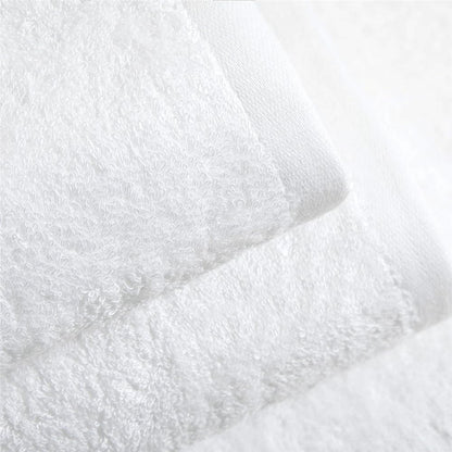 Hotel Cotton Set, White High GSM Soft and Absorbent Cotton, Multiple Size Bathroom Towels for Face, Hand, and Body, Daily Essentials