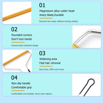 Bestnice 3 Pack Portable Lint Remover Cleaner, Pet Hair Remover, Lint Rollers, Clothes Fuzz Remover, Carpet Scraper Lint Shaver Pet Hair from Clothing Furniture Blanket Stair Carpets