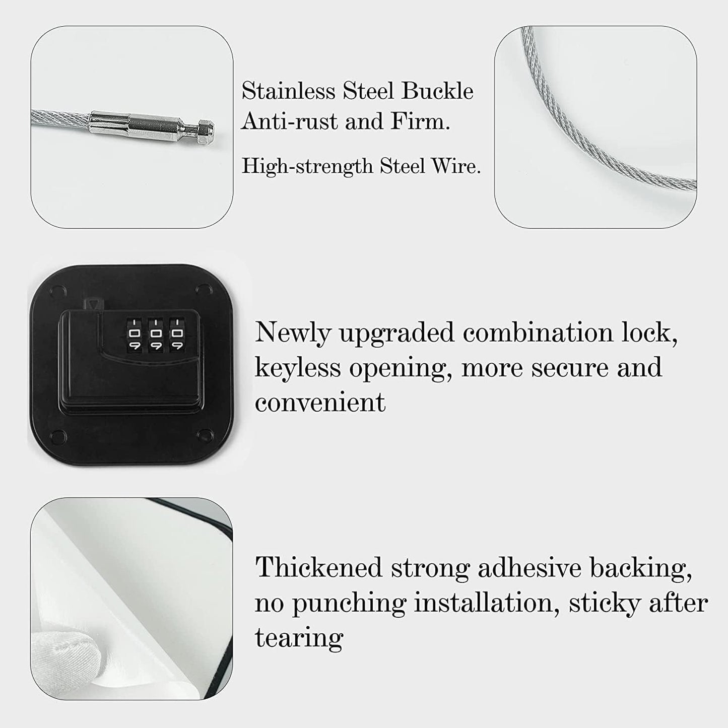 X spring Password Fridge Lock, Self Adhesive Window Restrictor Locks, UPVC No Drilling Refrigerator Lock, Mini Fridge Locks for Kids, Refrigerator Door Locks for Doors, Drawers, Fridges, Windows