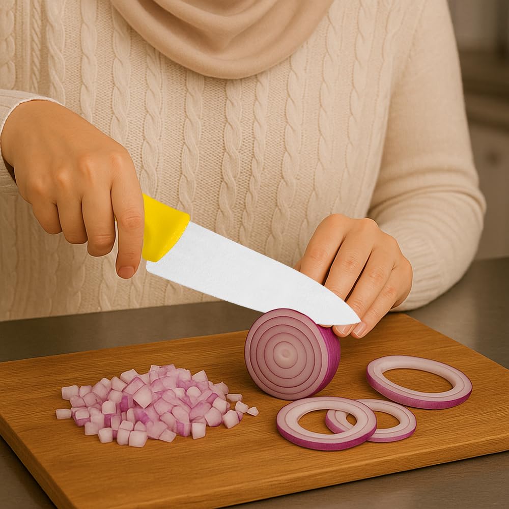 Professional Meat Knife, Stainless Steel Blade, Polypropylene Handle, Durable and Precision Cutting Tool