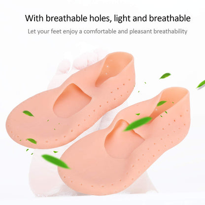 yangsense Foot Care Protector, 1Pair Moisturizing Socks Protective Silicone Anti?Slip Foot Care Tool for F(L)