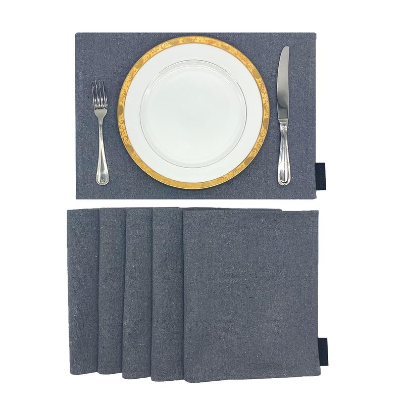 Cotton Placemats Set 6 Pieces of Placemats and Runner