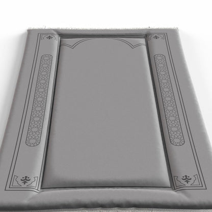 Sakina Padded Prayer Mat Soft Premium Velvet Face - Luxurious And Comfortable Prayer Rug With Elegant Design - Thickness Foam For An Ultimate Comfort Experience