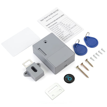 Smart Electronic Cabinet Lock, RFID Keyless Entry System, Touch Screen Digital Lock, Hidden Safety for Drawers, Cabinets, Wardrobes, Ideal for Home, Office, Gym, Anti-Theft Security