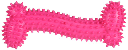 A rubber toy for the dog in the form of a bone