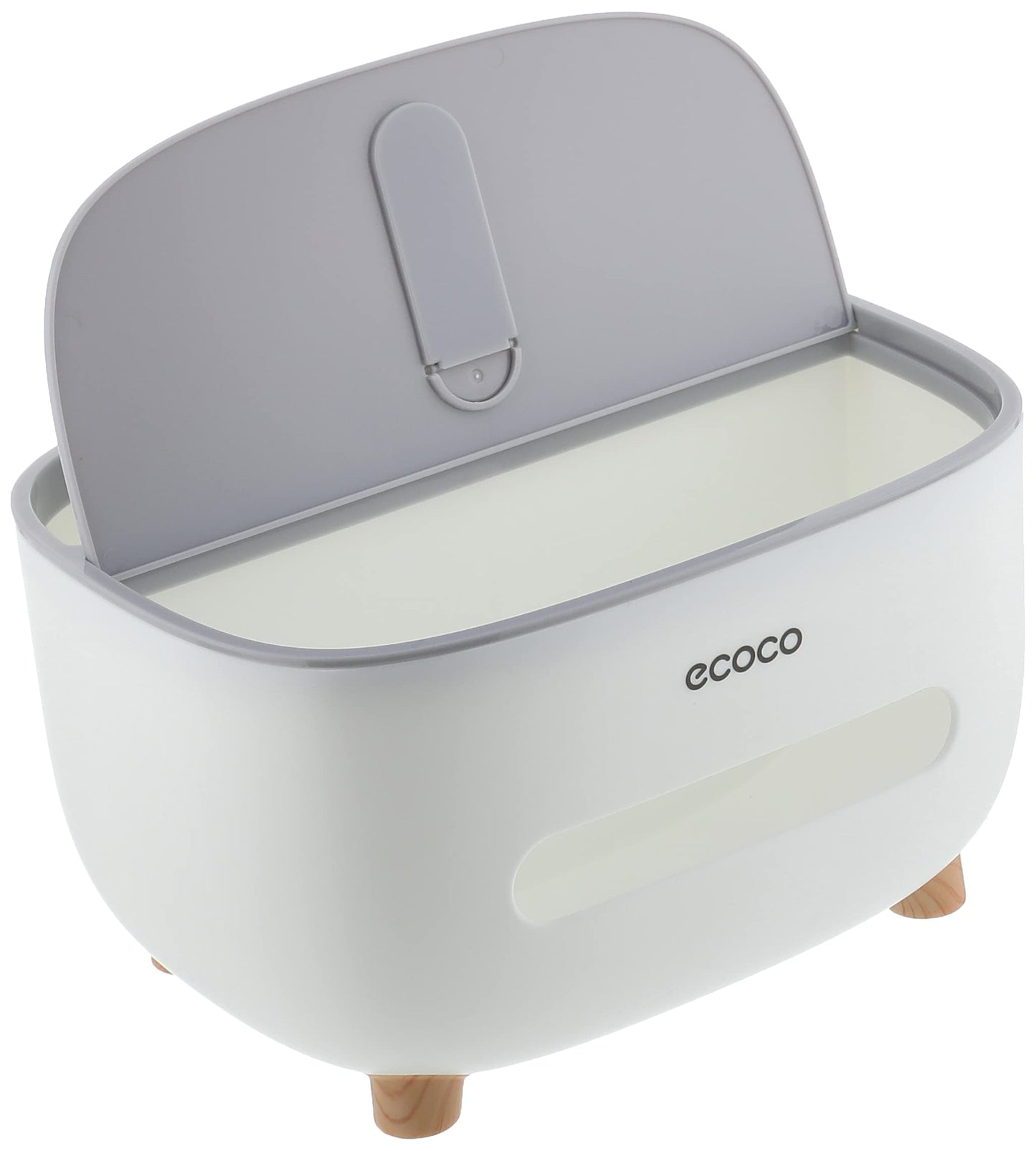 ECOCO Minimalistic Pink Alloy Steel Rectangular Facial Tissue Holder