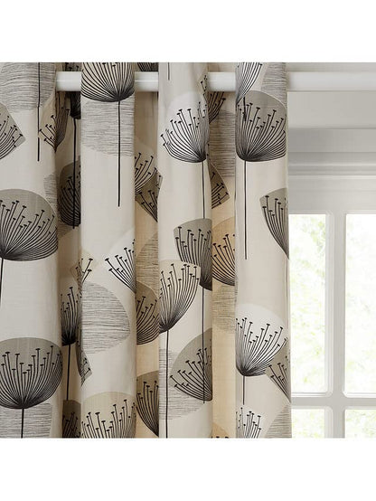 Linen Velvet Sabia Curtains-Modern Multi Colour Sheer Design-Steel Grommets -1 Piece