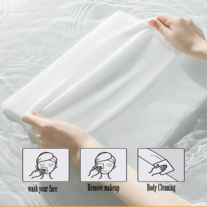 YANCI® 14pcs Compressed Face Towel Tablets, 11x9.5 Inches Hand Wipes Extra Large & Thick Portable Compact Disposable Cotton Travel Towel Coin Tissues Handy for Outdoor, Traveling, Home Wipes, Beauty