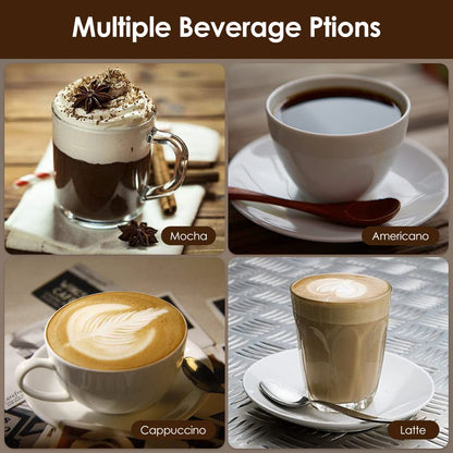 Espresso Maker, 2/4/6/9 Cups Mocha Pot Portable Stainless Steel Italian Espresso Coffee Machine for Gas Cookers, Cookers and Induction 2 Cups - 100 ml